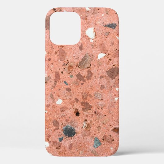 赤と黒のカラフル小さな砂利岩ペベルサ Case-Mate iPhoneケース (裏面)