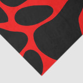 赤と黒のキリン模様 薄葉紙 (詳細)