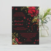 赤と黒のキンチェの招待状 招待状 (スタンド正面)