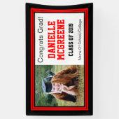 赤と黒のグラッドワンフォト 横断幕 (縦)