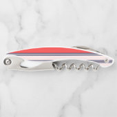 赤と黒のストライプ ソムリエナイフ (正面)