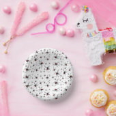 赤と黒のスパイダーパターン ペーパーボウル (パーティー)