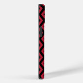 赤と黒のダイヤモンドパターン Case-Mate iPhoneケース (裏面 / 右)