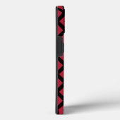 赤と黒のダイヤモンドパターンCase-Mate iPhone cas Case-Mate iPhoneケース (裏面 / 右)