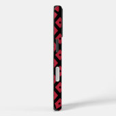 赤と黒のダイヤモンド柄 Case-Mate iPhoneケース (裏面 / 右)