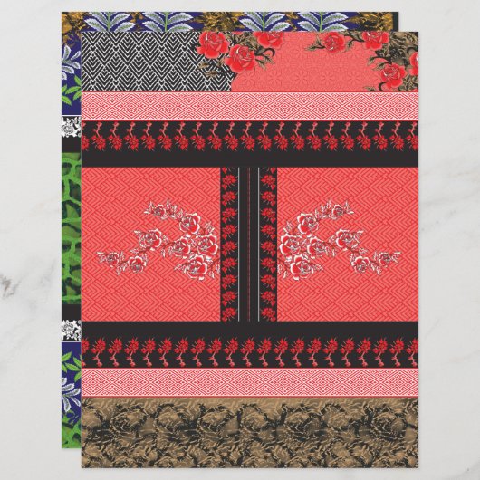 赤と黒のデザイン (正面/裏面)