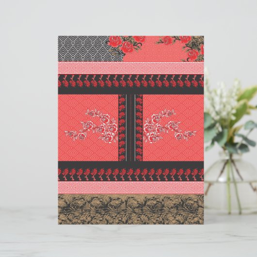 赤と黒のデザイン (スタンド正面)