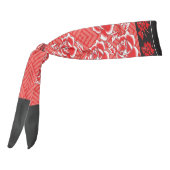 赤と黒のデザイン タイヘッドバンド (回転270)
