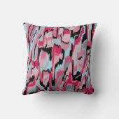 赤と黒のデジタルプリント クッション (裏面)