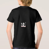 赤と黒のドット トライブレンドTシャツ (裏面)