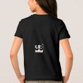 赤と黒のドット トライブレンドTシャツ (裏面)