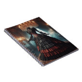 赤と黒のドレススチームパンクビクトリアンヴィンテージ ノートブック (右側)