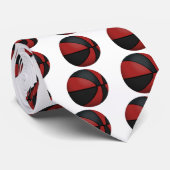 赤と黒のバスケットボール: ネクタイ (ロール)