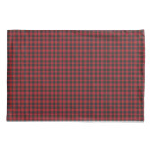 赤と黒のバッファロープレイド – クリスマスツリー 枕カバー (裏面)