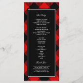 赤と黒のバッファロー格子 メニュー (裏面)