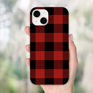 赤と黒のバッファロー素朴チェック Case-Mate iPhone 14ケース