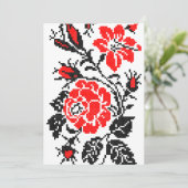 赤と黒のバラクロスステッチパタロシアのーン (スタンド正面)