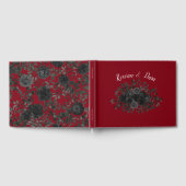 赤と黒のバラゴシック結婚ズのゲストブック ゲストブック (全面)