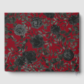 赤と黒のバラゴシック結婚ズのゲストブック ゲストブック (裏面)