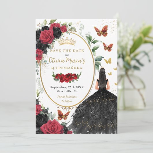 赤と黒のバラフローラ セーブザデート (スタンド正面)