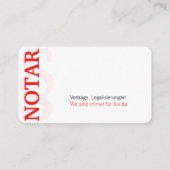 赤と黒のバランス 名刺 (裏面)