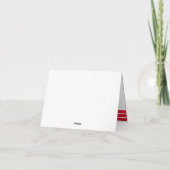 赤と黒のバー卒業ありがとう サンキューカード (裏面)