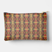 赤と黒のパターン アクセサリーポーチ (裏面)