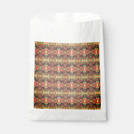 赤と黒のパターン フェイバーバッグ