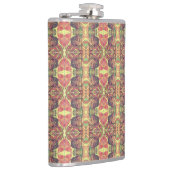 赤と黒のパターン フラスク (右)