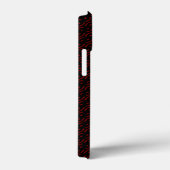 赤と黒のパターン Case-Mate iPhoneケース (裏面 / 右)