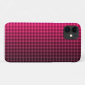 赤と黒のパタ市松模様にーングラデーション Case-Mate iPhoneケース (裏面(横))