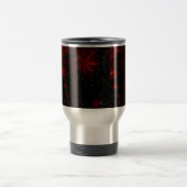 赤と黒のフラックコーヒー/ティーカップ トラベルマグ (中央)