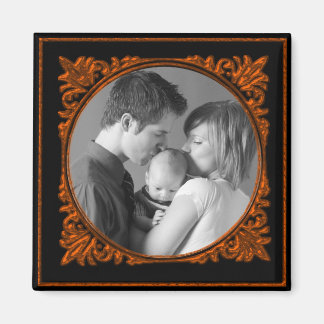 赤と黒のフレーム マグネット