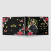 赤と黒のフローラ蝶キンセニェラ写真 ゲストブック (全面)