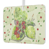 赤と黒のブラックベリー カーエアーフレッシュナー (左)