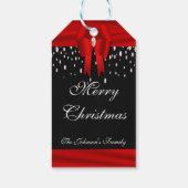 赤と黒のメリークリスマス ギフトタグ (裏面)