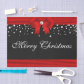 赤と黒のメリークリスマス 薄葉紙 (クラフト)