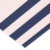 赤と黒のユニフォームのストライプ ロングテーブルランナー (コーナー)