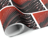 赤と黒のレンガ ラッピングペーパー (ロールコーナー)