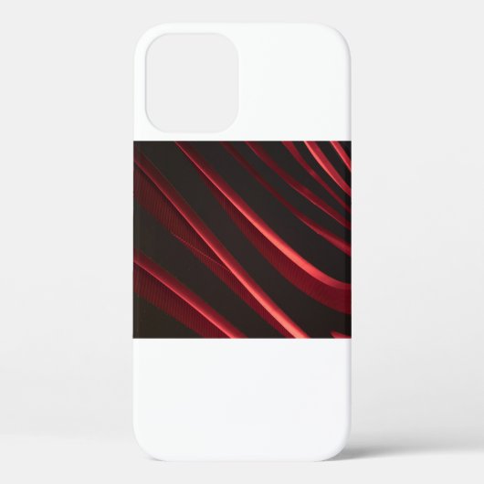 赤と黒のロゴ Case-Mate iPhoneケース (裏面)