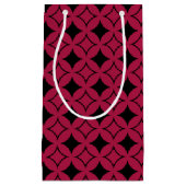 赤と黒の七宝 スモールペーパーバッグ (正面)