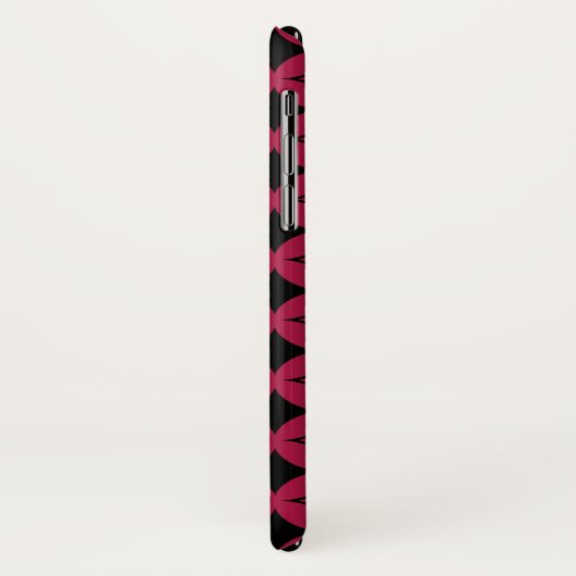 赤と黒の七宝 Case-Mate iPhoneケース (裏面/左)