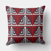 赤と黒の三角形 クッション (裏面)