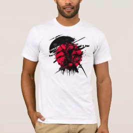 赤と黒の侍 Tシャツ