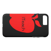 赤と黒の先生のiPhone 7プラスケース Case-Mate iPhoneケース (裏面(横))
