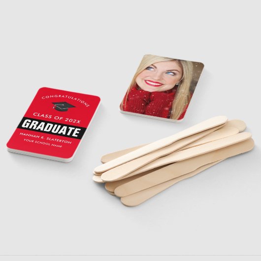 赤と黒の写真卒業ハンドファン ハンドファン (組立なし)