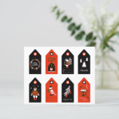 赤と黒の可愛いセットのカットアウトクリスマス (スタンド正面)