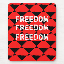 赤と黒の同時代美術の背景 マウスパッド