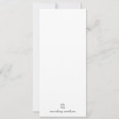 赤と黒の学校の卒業案内 招待状 (裏面)