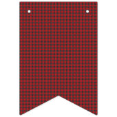 赤と黒の市松模様にプライド。 バンティングフラッグ (第2の旗)